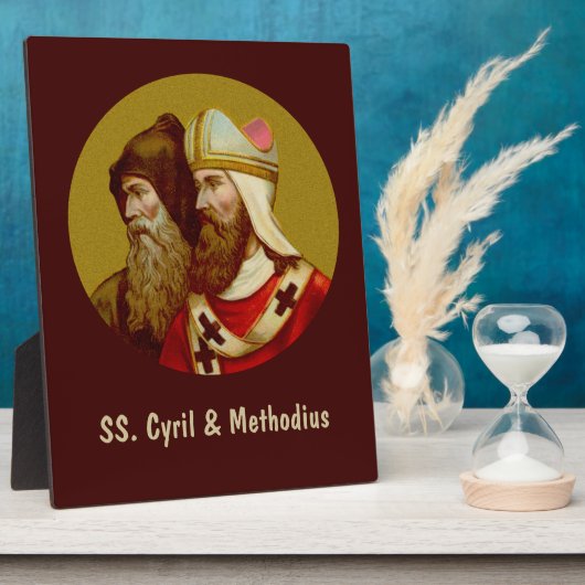 SS. Cyril & Methodius (M 001) 8 x 10 inch verticaa Fotoplaat (Zijkant)