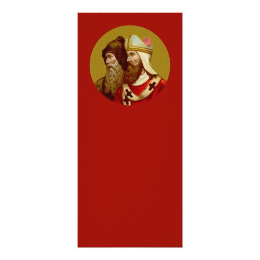 SS. Cyril & Methodius (M 001) Aangepast blanco Reclamekaart (Voorkant)