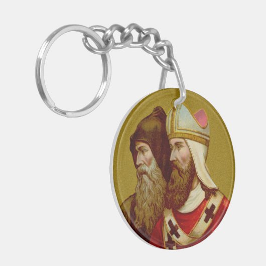 SS. Cyril & Methodius (M 001) Blank/DIY Terug Sleutelhanger (Voorkant Links)