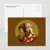 SS. Cyril & Methodius (M 001) Horizontaal Briefkaa Briefkaart (Voorkant / Achterkant)