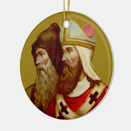 SS. Cyril & Methodius (M 001) Keramisch Ornament (Links)