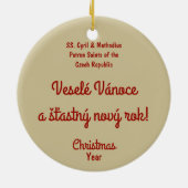 SS. Cyril & Methodius (M 001) Keramisch Ornament (Achterkant)