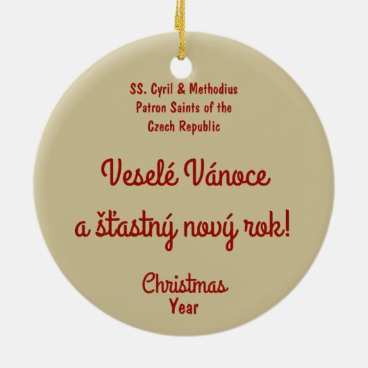 SS. Cyril & Methodius (M 001) Keramisch Ornament (Achterkant)