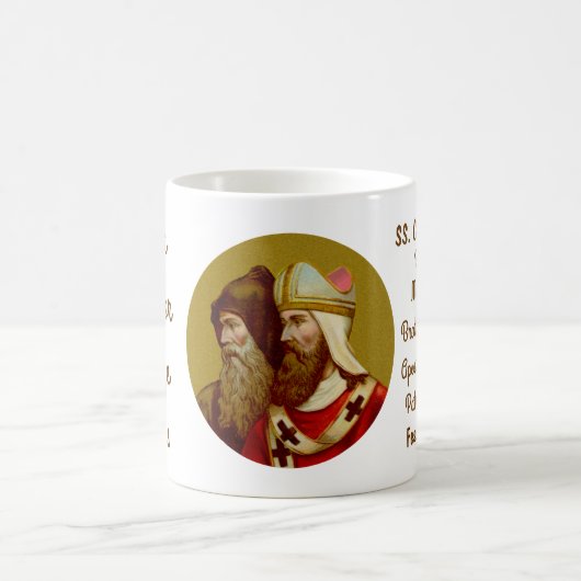 SS. Cyril & Methodius (M 001) Koffie Mok #1b (Center)