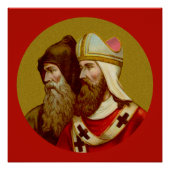 SS. Cyril & Methodius (M 001) Poster van 20 x 20 i (Voorkant)