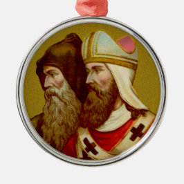 SS. Cyril & Methodius (M 001) Premium Metalen Ornament