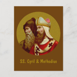 SS. Cyril & Methodius (M 001) Verticaal Briefkaart