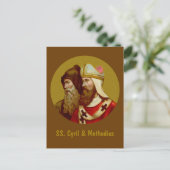 SS. Cyril & Methodius (M 001) Verticaal Briefkaart (Staand voorkant)