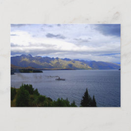 SS Earnslaw on Lake Wakatipu, Queenstown, New Zeal Briefkaart