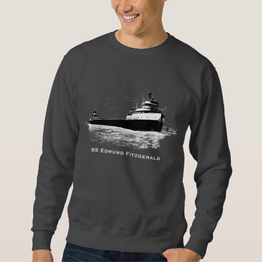 SS Edmund Fitzgerald Trui (Voorkant)