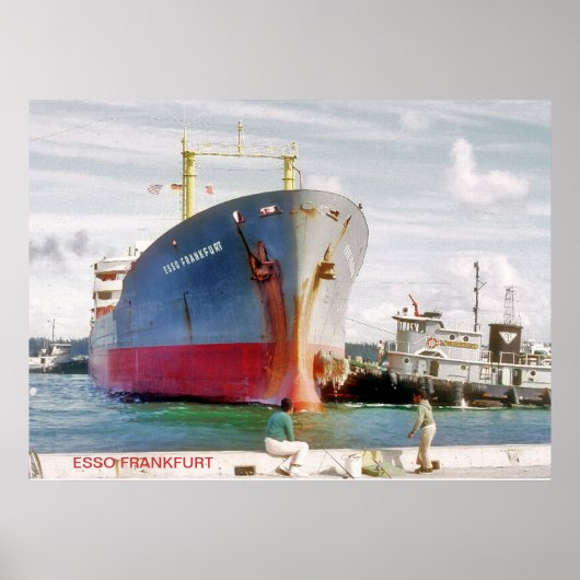 SS ESSO FRANKFURT POSTER (Voorkant)
