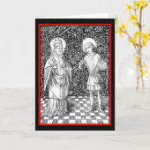 SS. Fabian & Sebastian (BG 01) Kaart (Gele Bloem)