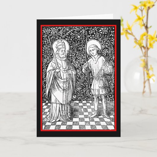 SS. Fabian & Sebastian (BG 01) Kaart (Gele Bloem)