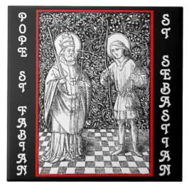 SS. Fabian & Sebastian (BG 01) Tegeltje