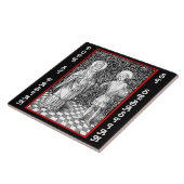 SS. Fabian & Sebastian (BG 01) Tegeltje (Zijkant)