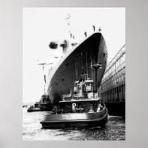 SS Frankrijk in Boston