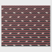 SS Georgie Boat Chevron Pattern Cadeaupapier (Vlak)