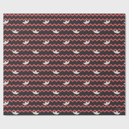 SS Georgie Boat Chevron Pattern Cadeaupapier (Vlak)