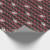 SS Georgie Boat Chevron Pattern Cadeaupapier (Hoek)