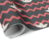 SS Georgie Boat Chevron Pattern Cadeaupapier (Rol Hoek)