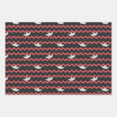 SS Georgie Boat Chevron Pattern Inpakpapier Vel (Voorkant 3)