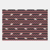 SS Georgie Boat Chevron Pattern Inpakpapier Vel (Voorkant 2)