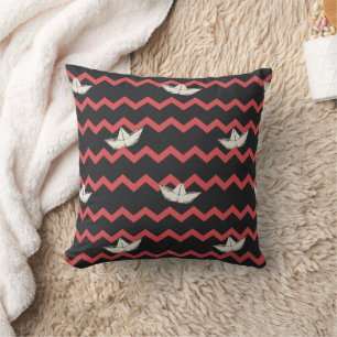 SS Georgie Boat Chevron Pattern Kussen
