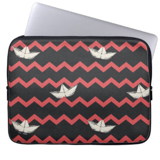 SS Georgie Boat Chevron Pattern Laptop Sleeve