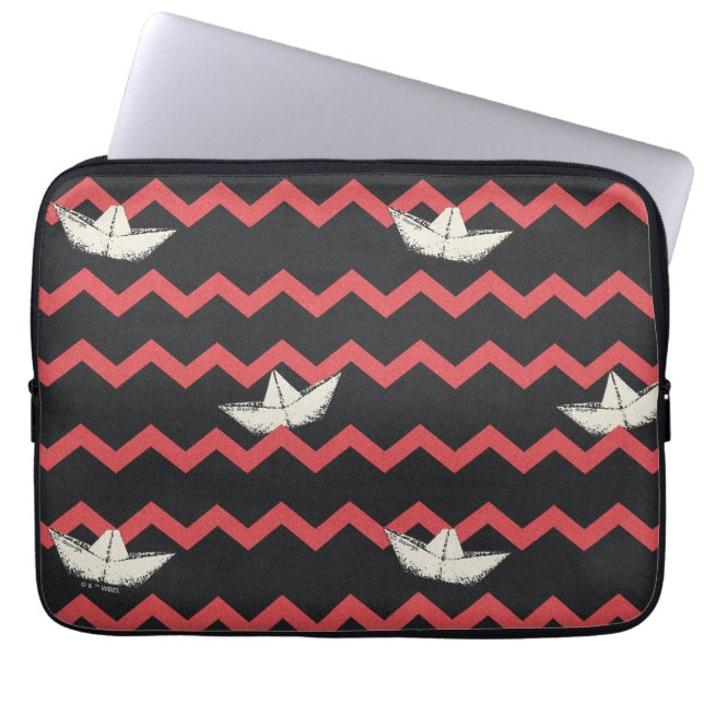 SS Georgie Boat Chevron Pattern Laptop Sleeve (Voorkant)