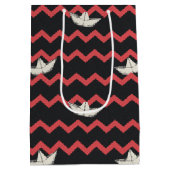 SS Georgie Boat Chevron Pattern Medium Cadeauzakje (Achterkant)