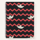 SS Georgie Boat Chevron Pattern Notitieboek (Voorkant)