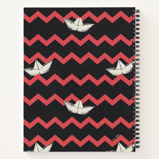 SS Georgie Boat Chevron Pattern Notitieboek (Achterkant)