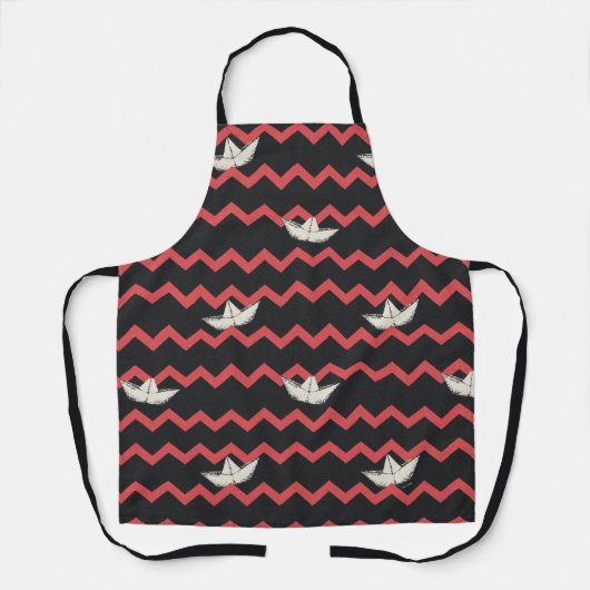 SS Georgie Boat Chevron Pattern Schort (Voorkant)
