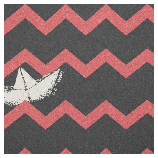 SS Georgie Boat Chevron Pattern Stof (Swatch)