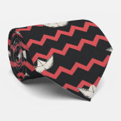 SS Georgie Boat Chevron Pattern Stropdas (Opgerold)