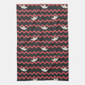 SS Georgie Boat Chevron Pattern Theedoek (Verticaal)