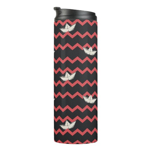 SS Georgie Boat Chevron Pattern Thermosbeker (Geroteerd rechts)