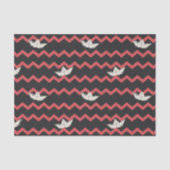 SS Georgie Boat Chevron Pattern Tissuepapier (Voorkant)