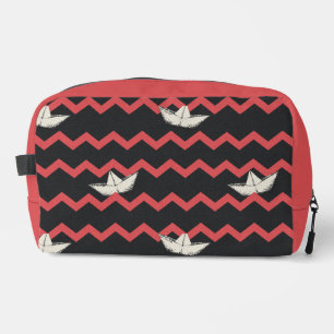SS Georgie Boat Chevron Pattern Toilettasje