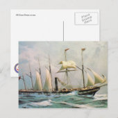 SS Groot-Brittannië in zee Briefkaart (Voorkant / Achterkant)