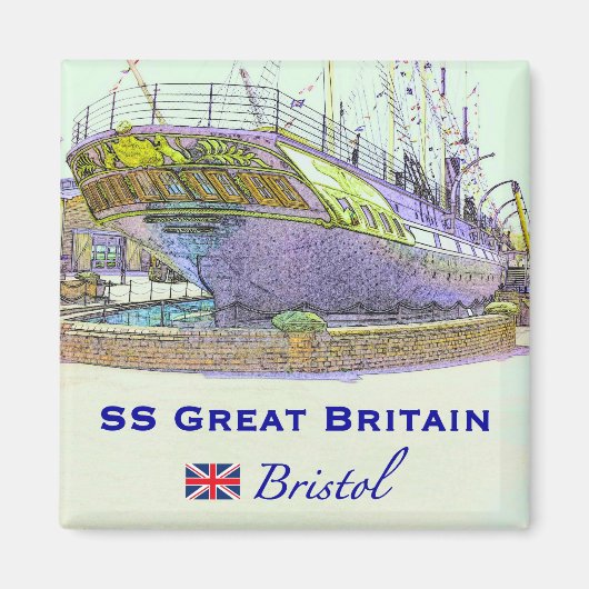 SS Groot-Brittannië Magneet (Voorkant)