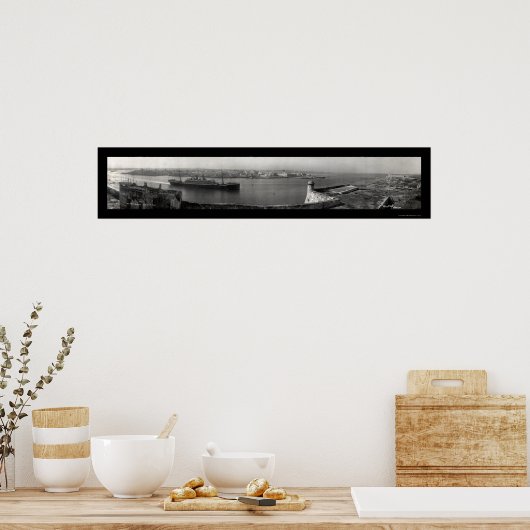 SS Hamburg Havana Foto 1911 Poster (Keuken)