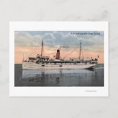 SS Indianapolis Steamer Uitzicht Briefkaart (Voorkant)