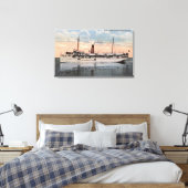 SS Indianapolis Steamer Uitzicht Canvas Afdruk (Insitu (Slaapkamer))