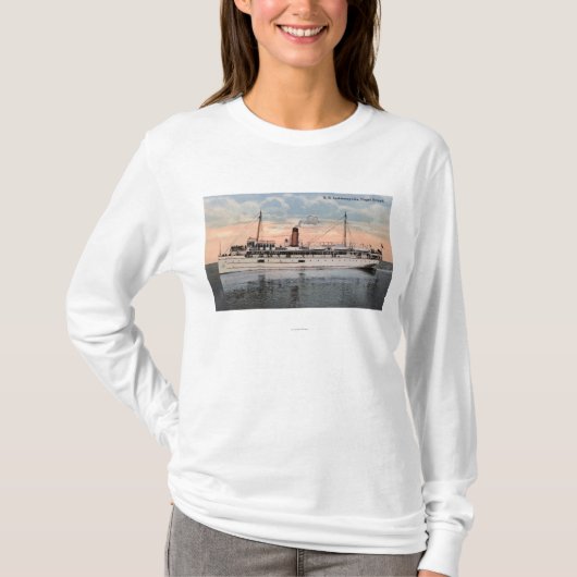 SS Indianapolis Steamer Uitzicht T-shirt (Voorkant)