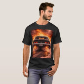 SS Inferno Muscle Car Burnout T-shirt (Voorkant volledig)