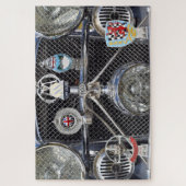 SS Jaguar 100. Legpuzzel (Verticaal)