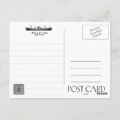 SS John W. Brown (Bevrijdingsschip) Briefkaart (Achterkant)