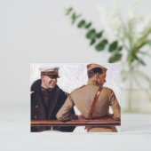 SS Leviathan, 1918, ingediend door Joseph Christel Briefkaart (Staand voorkant)