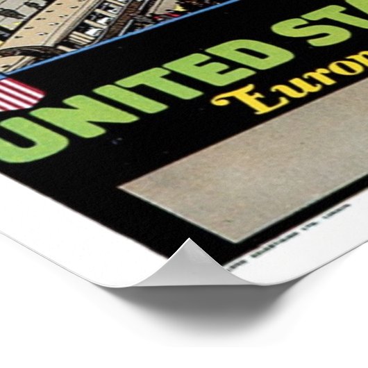 ss Leviathan at Dock - United States Lines Poster (Hoek)